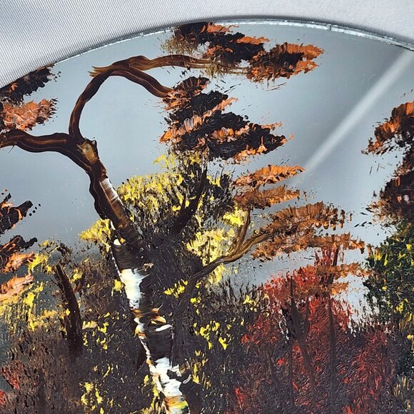 Sharon Winslow Signed Painting Wall Art Hanging Mirror Landscape Vintage Decor - Picture 7 of 10